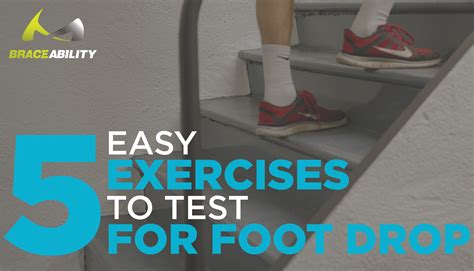 foot drop test|best treatment for drop foot.